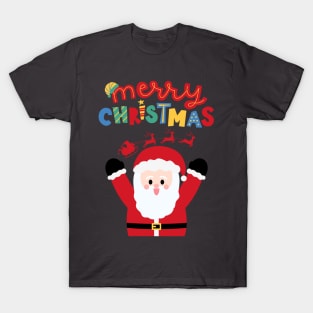 Merry Christmas with Santa T-Shirt